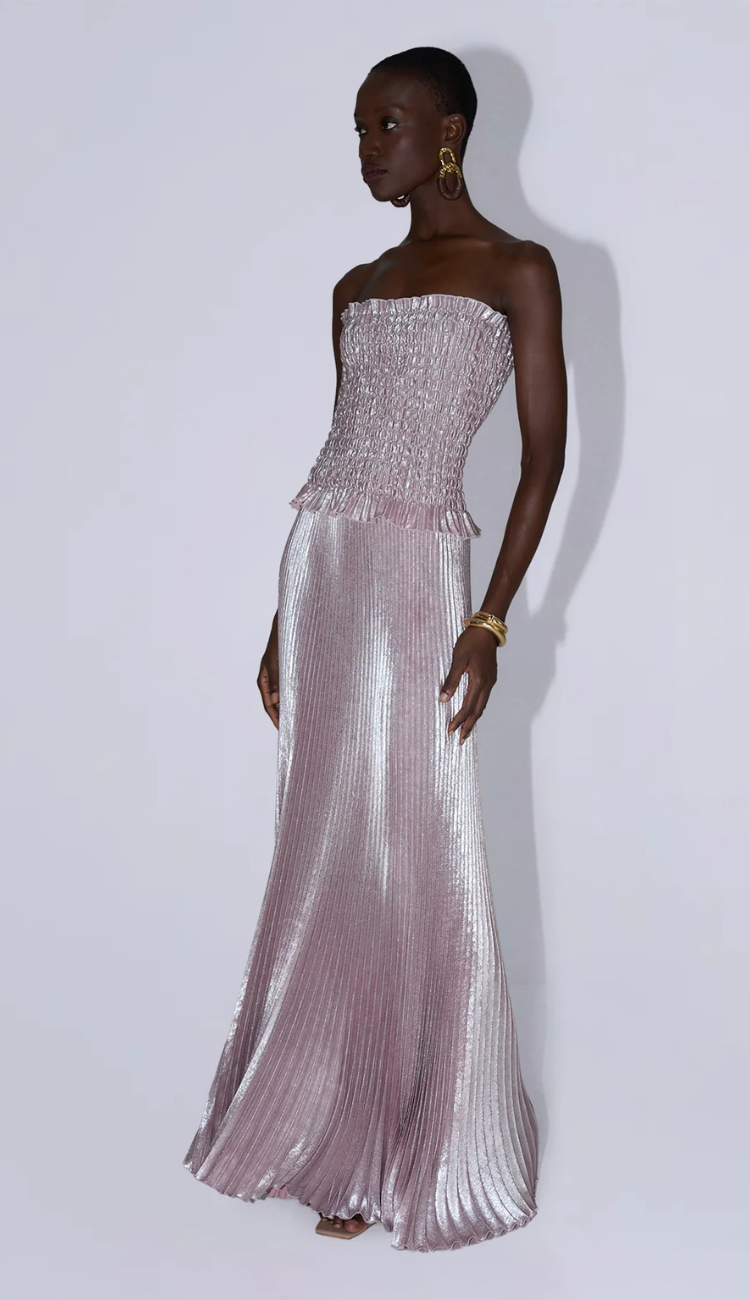Genevieve Dusty Shimmer Gown