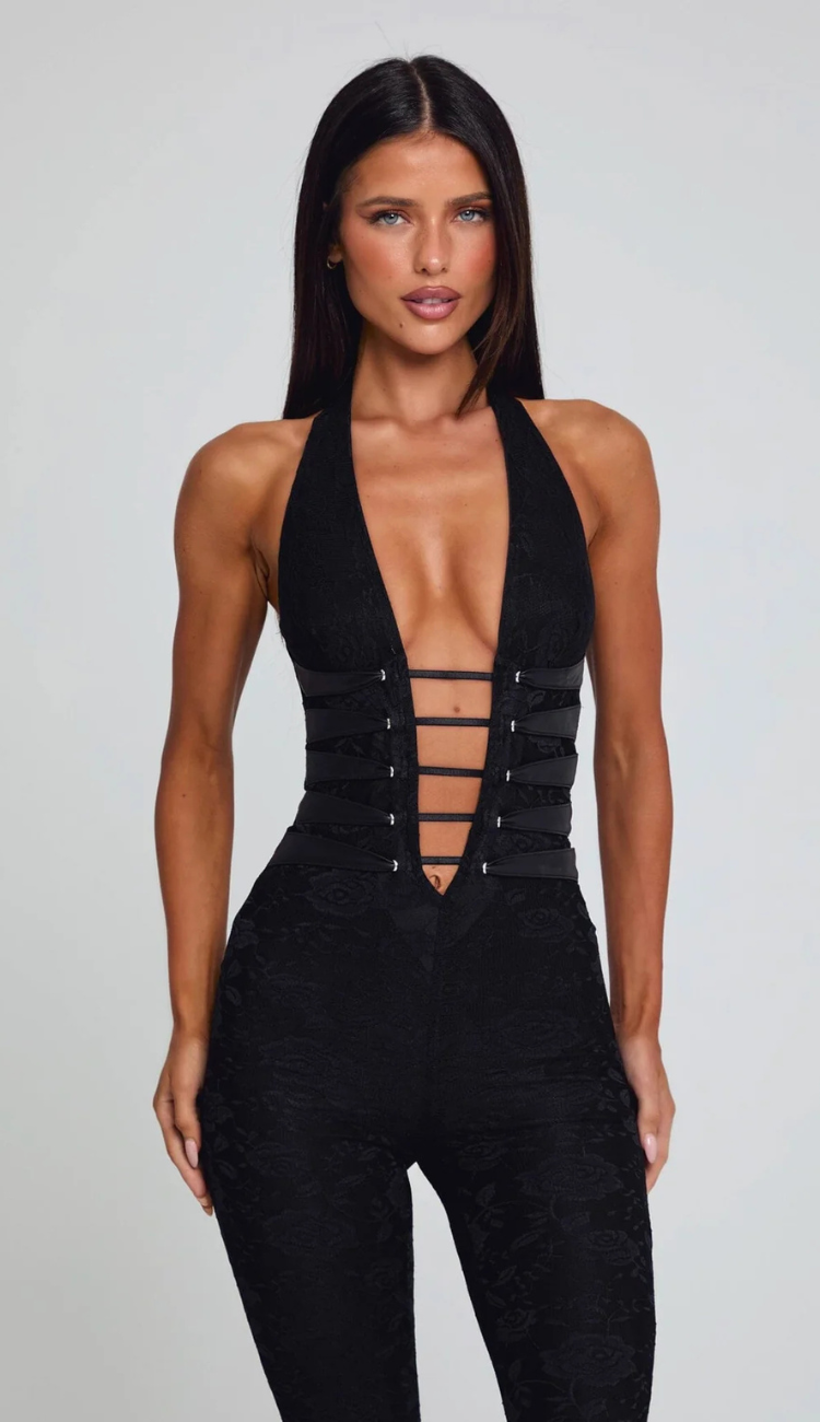 Zana Black Jumpsuit