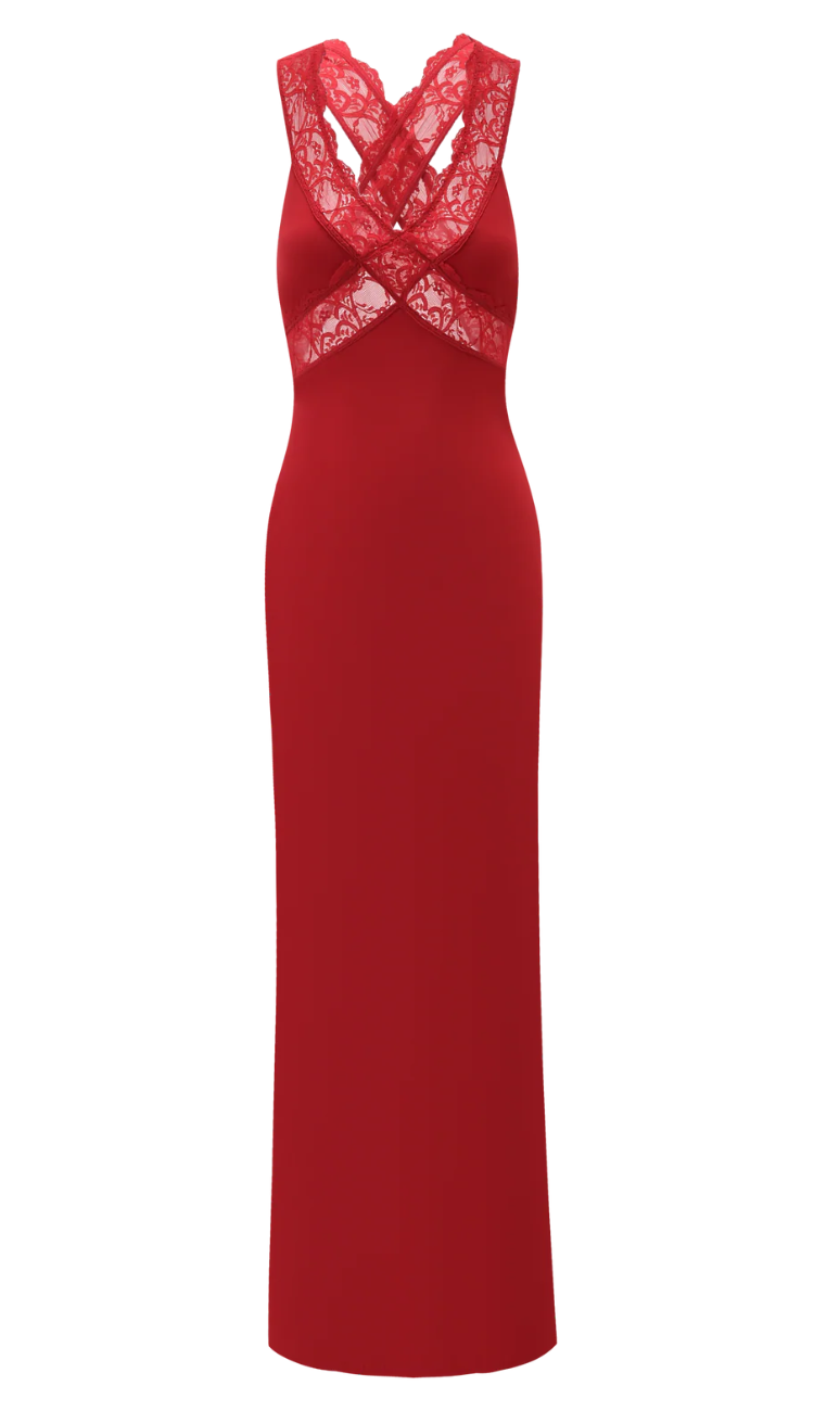Campbell Red Maxi Dress