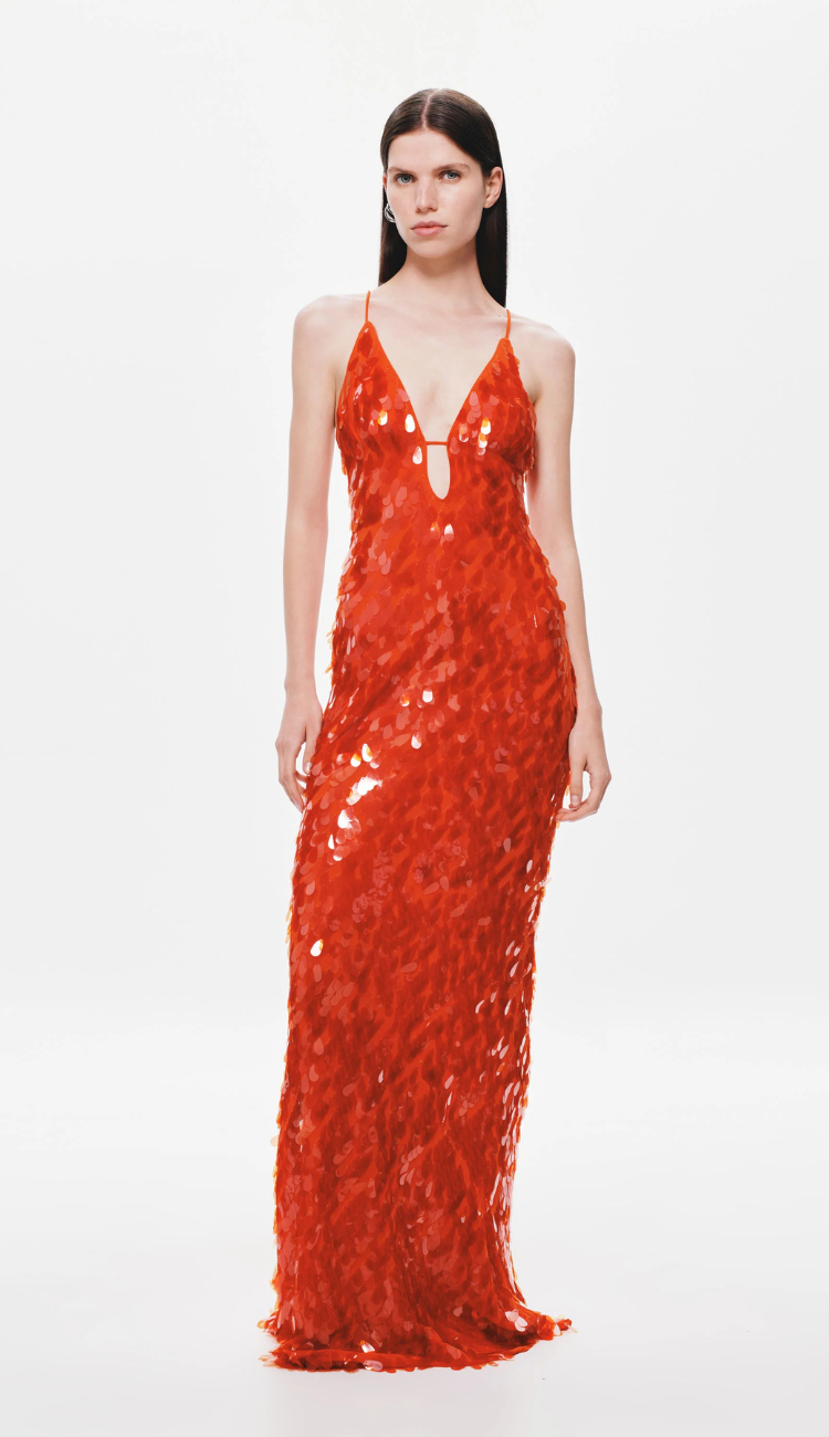 Khawly Red Sequin Dress Velar Official Khawly Red Sequin Dress Velar Official