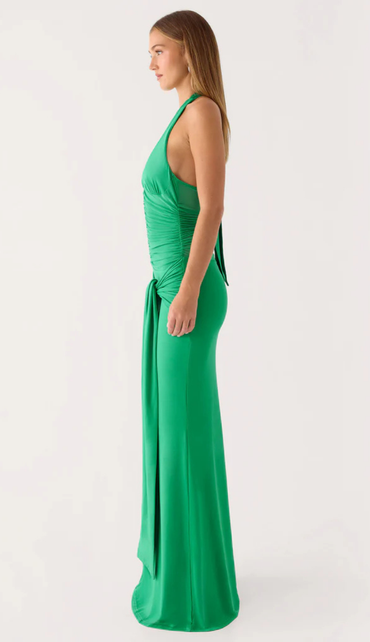 Tyla Green Emerald Maxi Dress