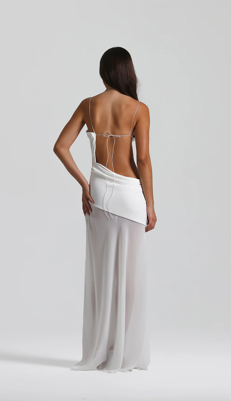 Rita White Maxi Dress