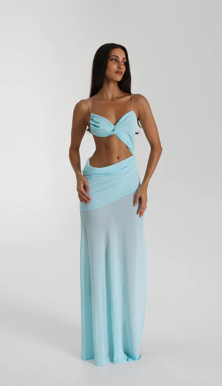 Rita Blue Maxi Dress