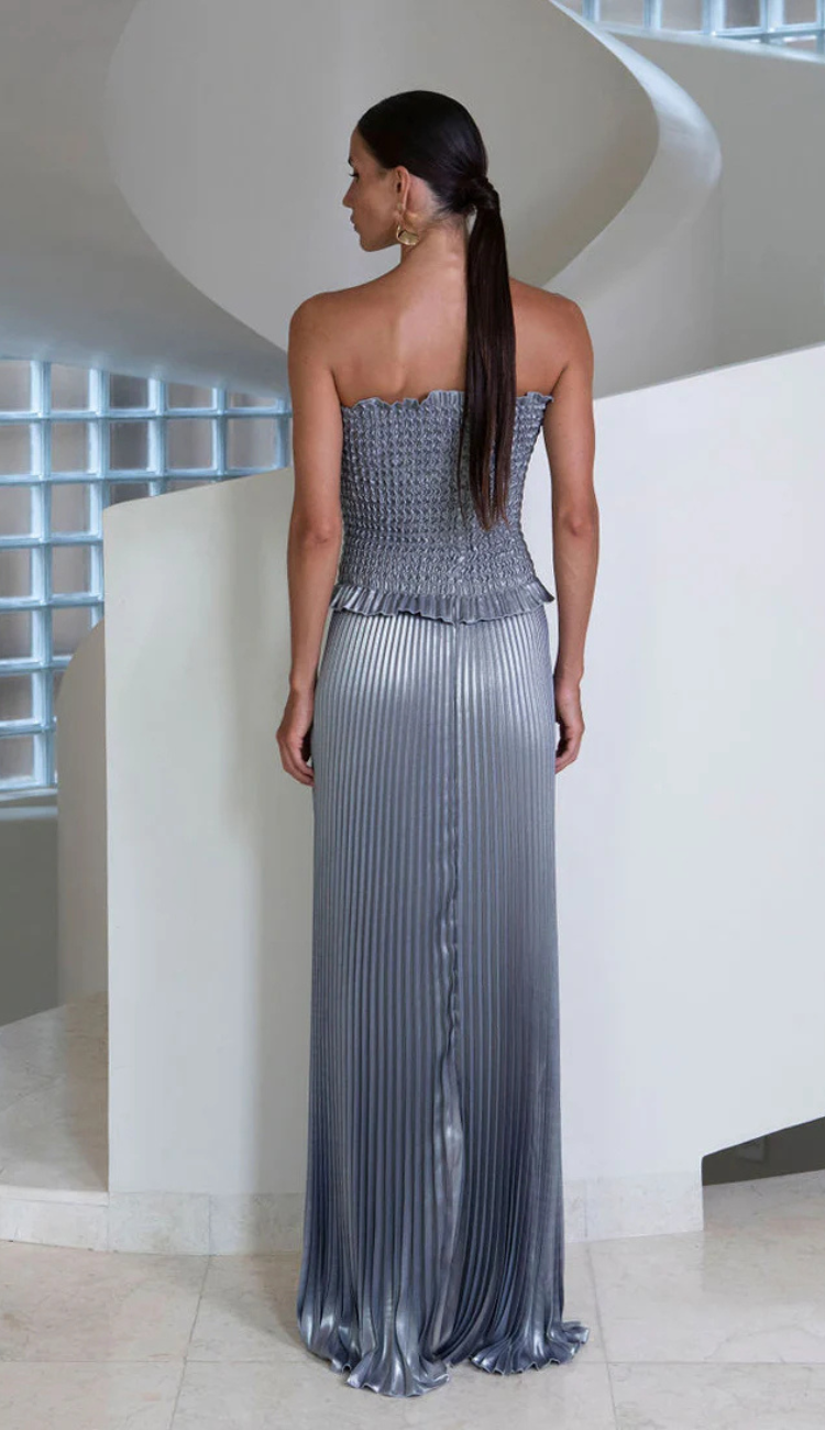 Genevieve Blue Shimmer Gown