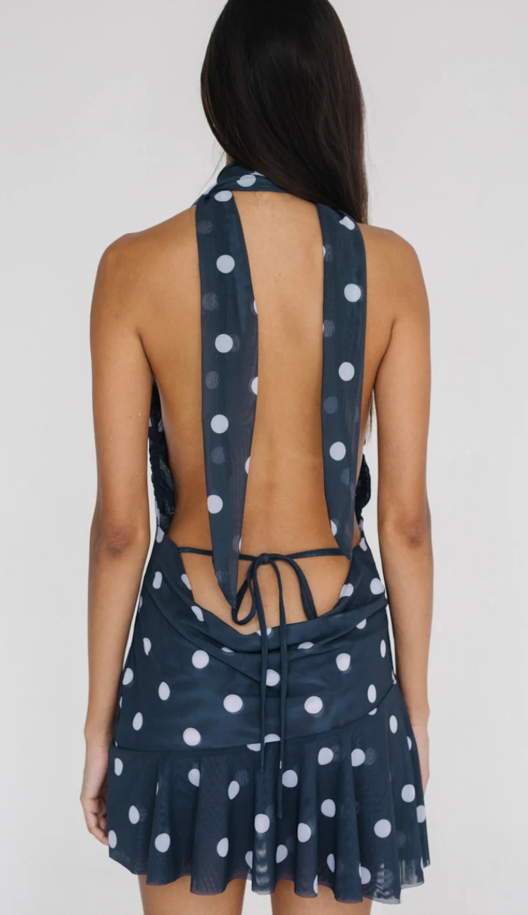 Lunelle Polka Dots Mini Dress