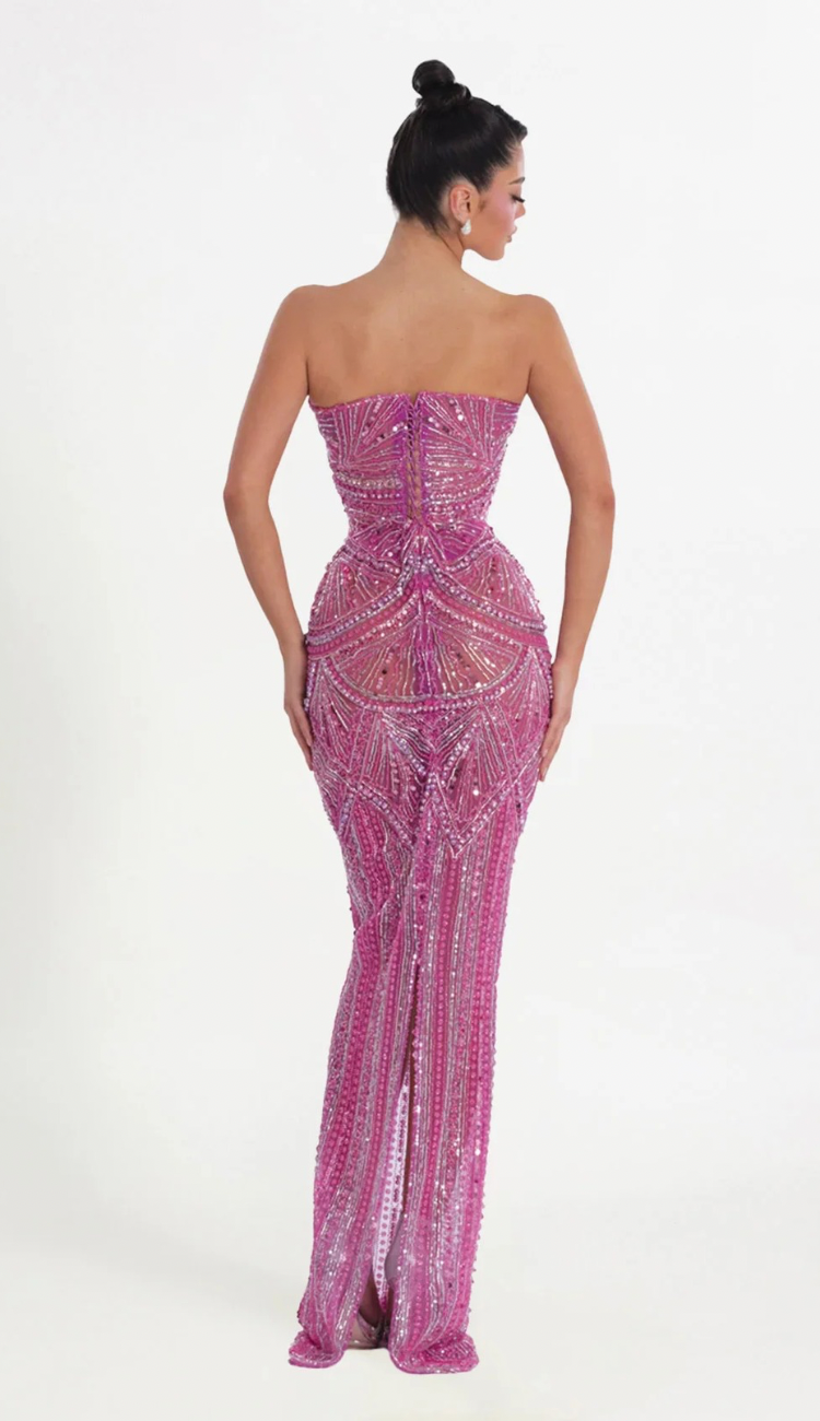 Lina Pink Gown