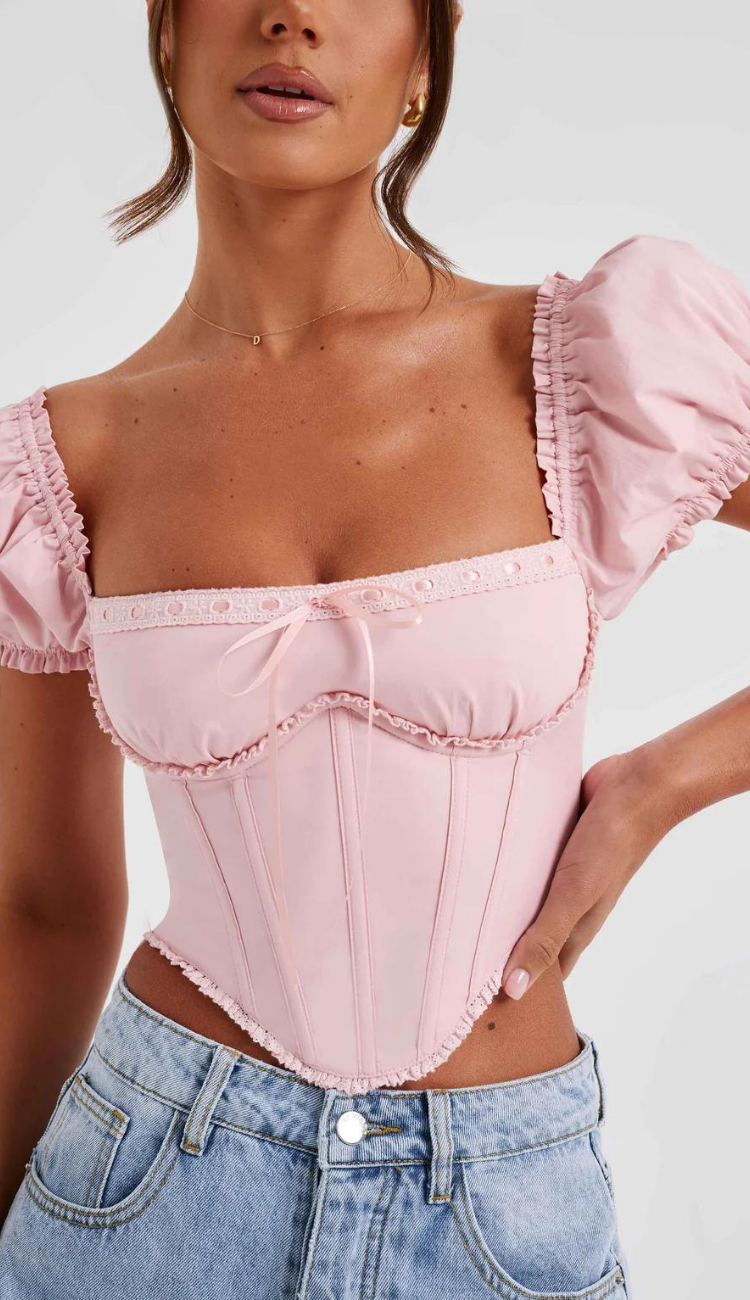 Kate Corset Pink Top