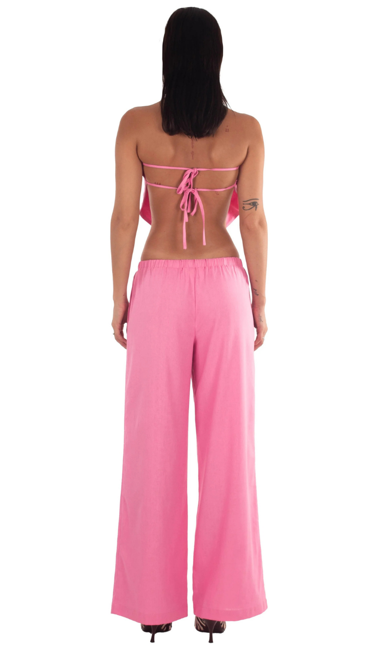 Freda Pink Pants Set