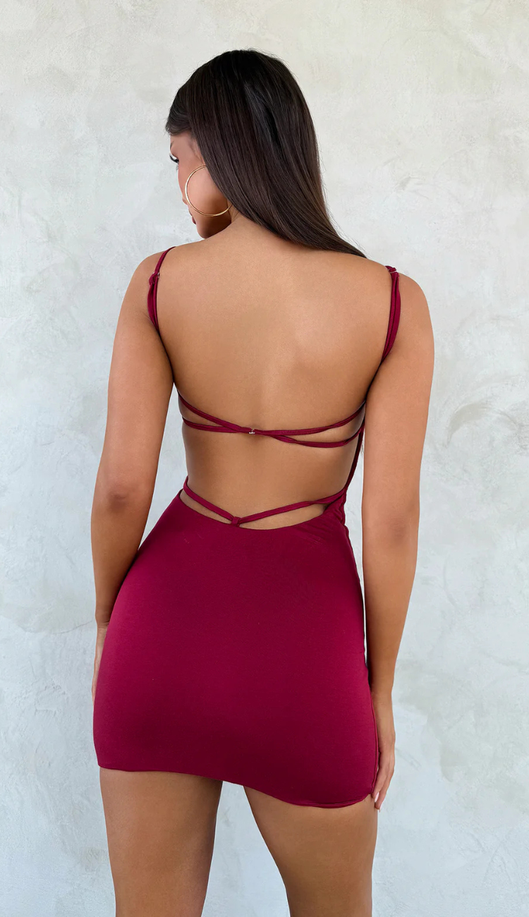 Moira Red Mini Dress