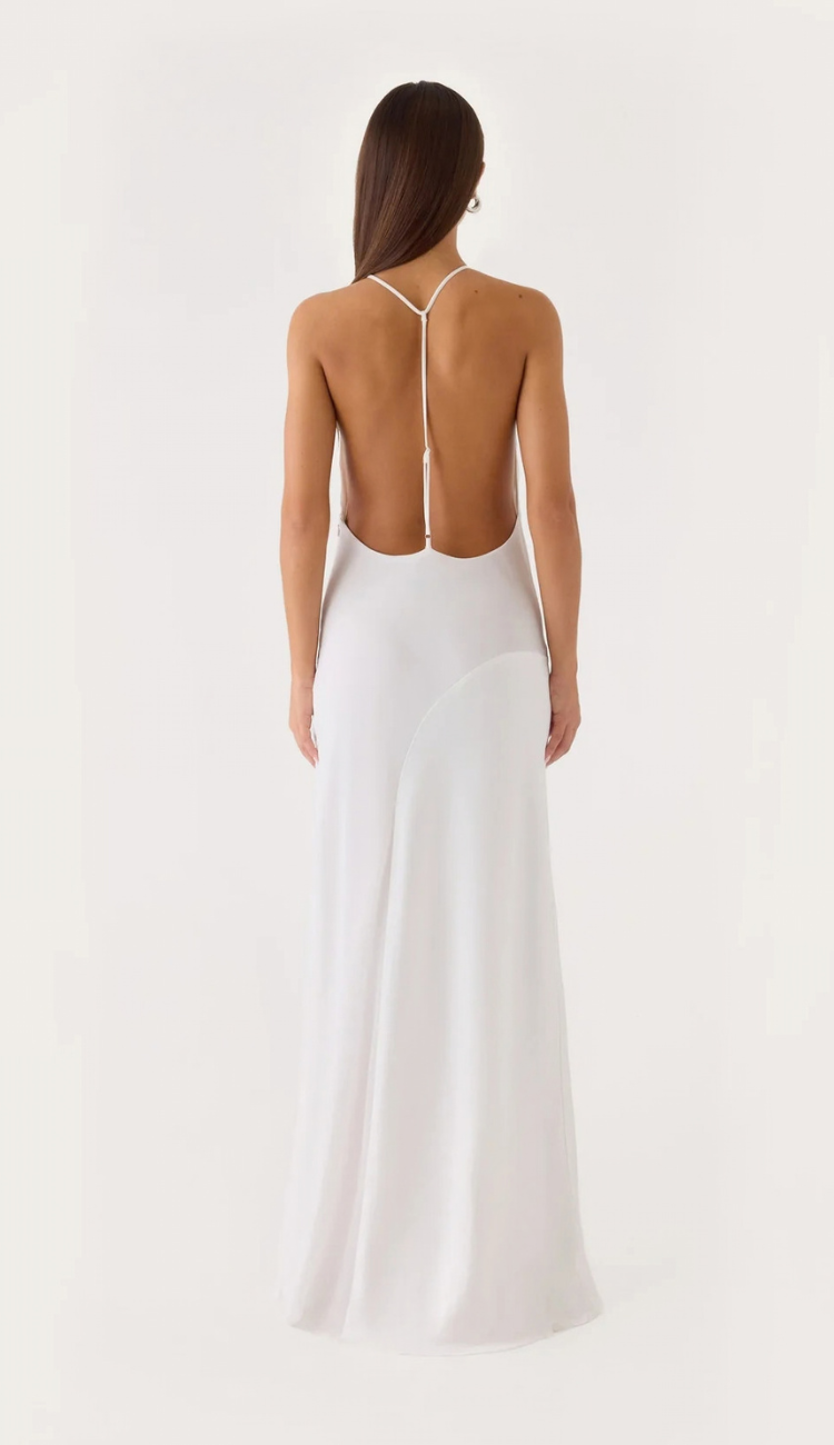 Lizbeth White Maxi Dress