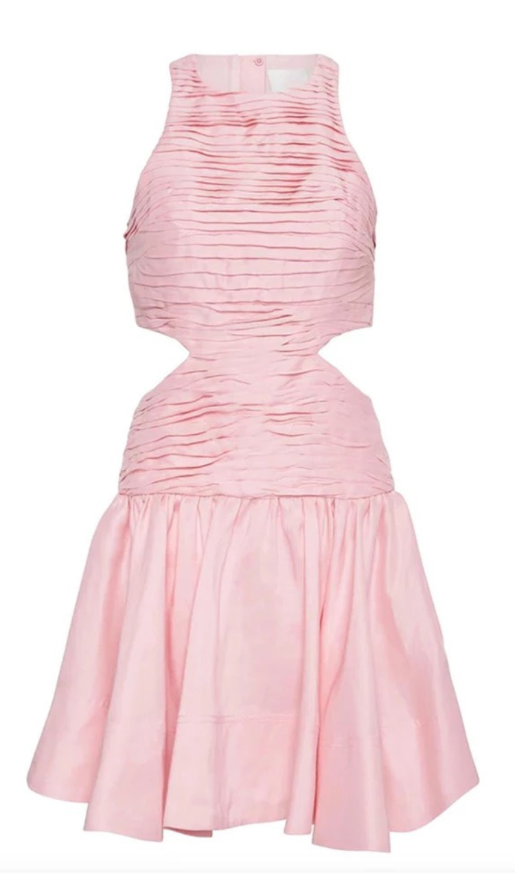 Georgina Pink Mini Dress