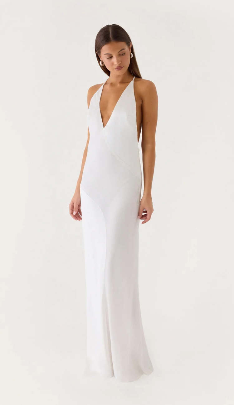 Lizbeth White Maxi Dress
