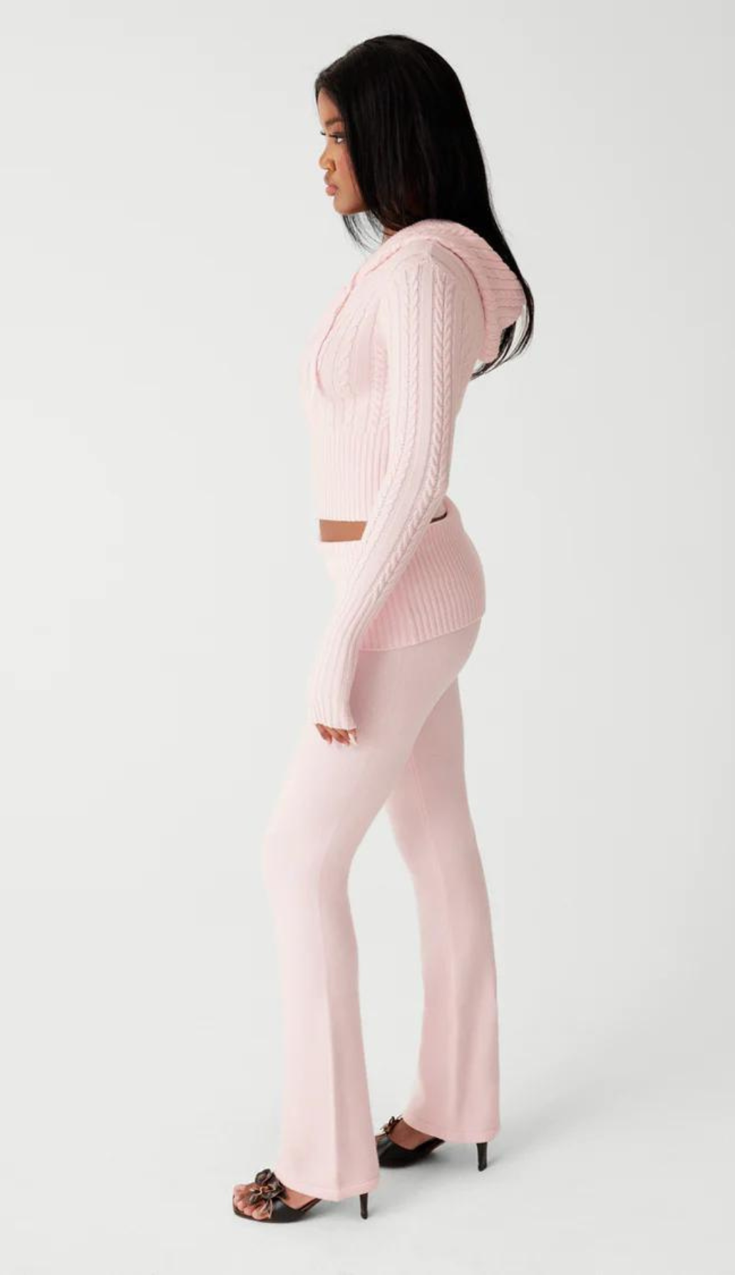 Anneli Pink Knit Sweater & Pants