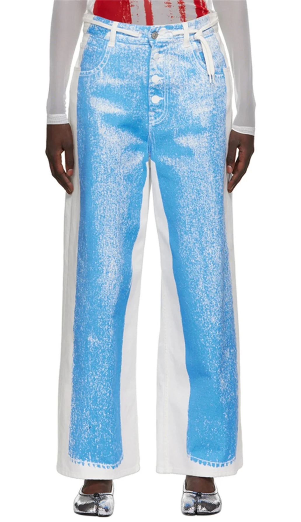 Jeena Blue Wide Jeans