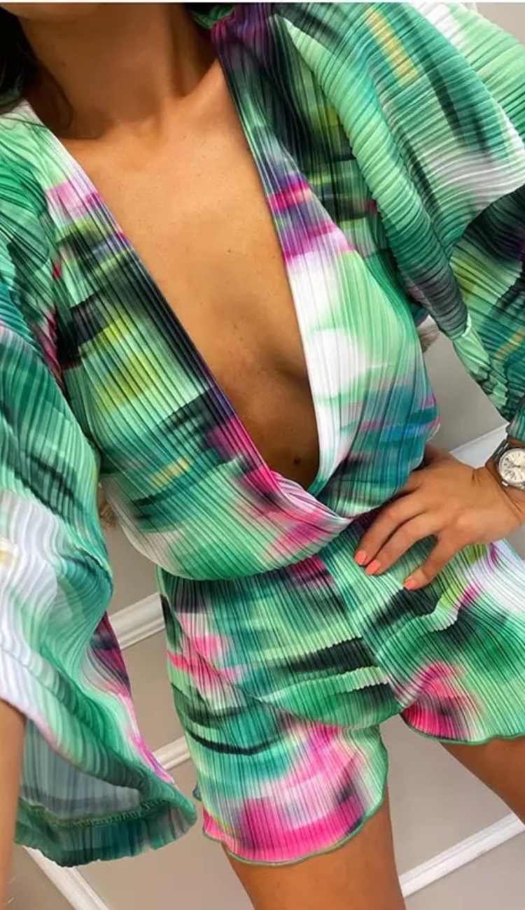 Nellie Emerald Romper