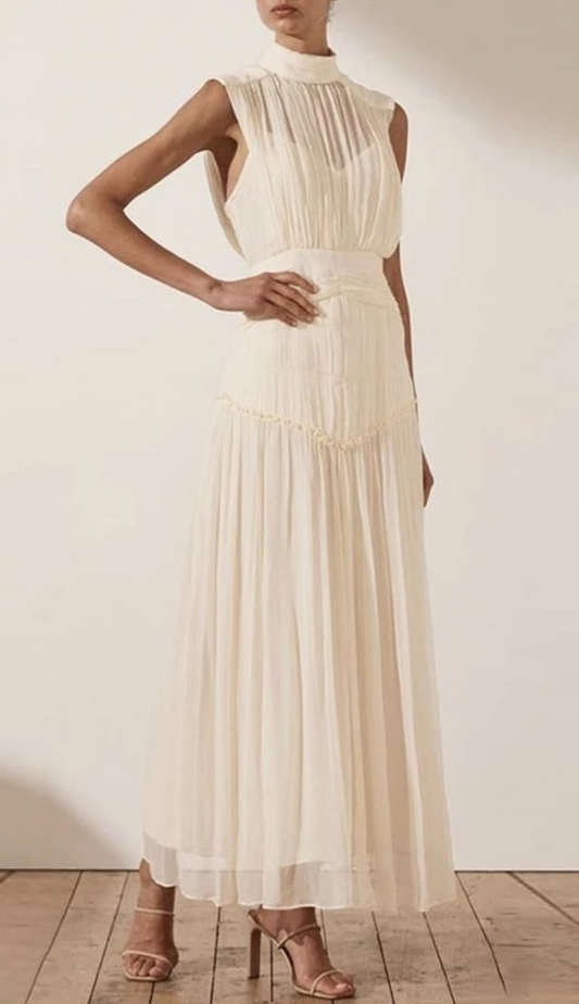 Federica White Pearl Dress