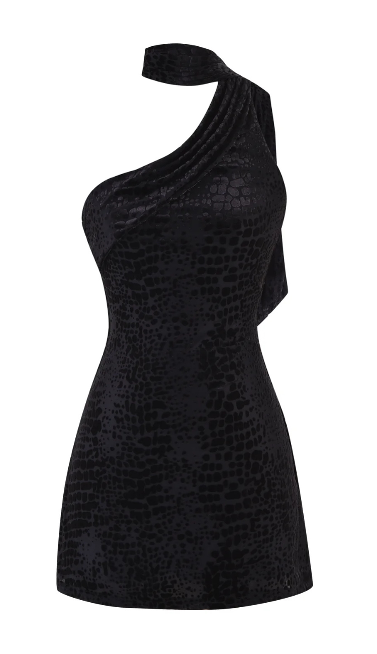Maeva Black Mini Dress