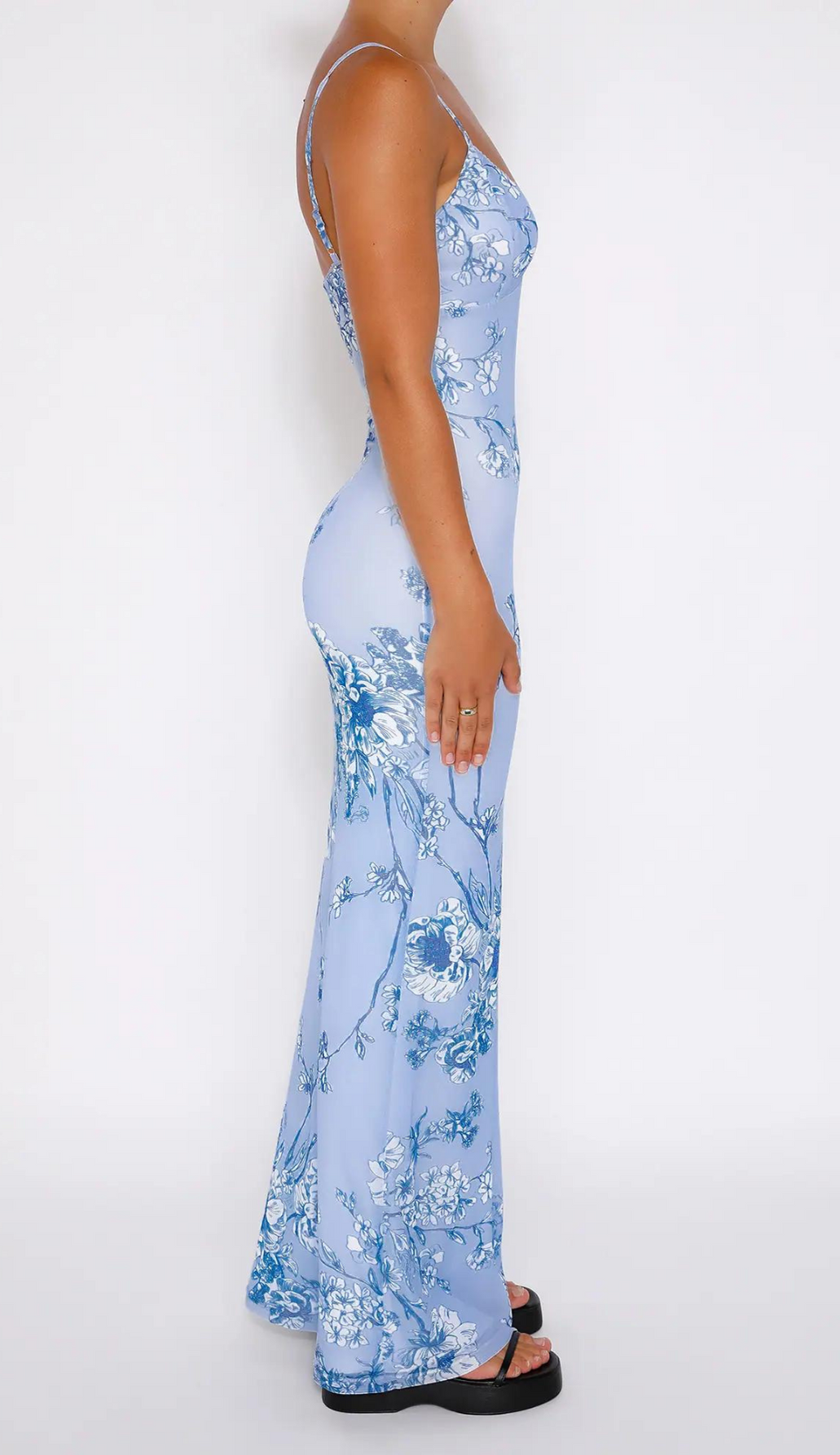 Karolina Blue Maxi Dress