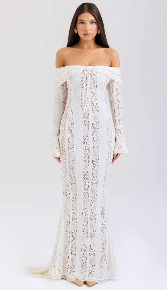 Issey White Maxi Dress