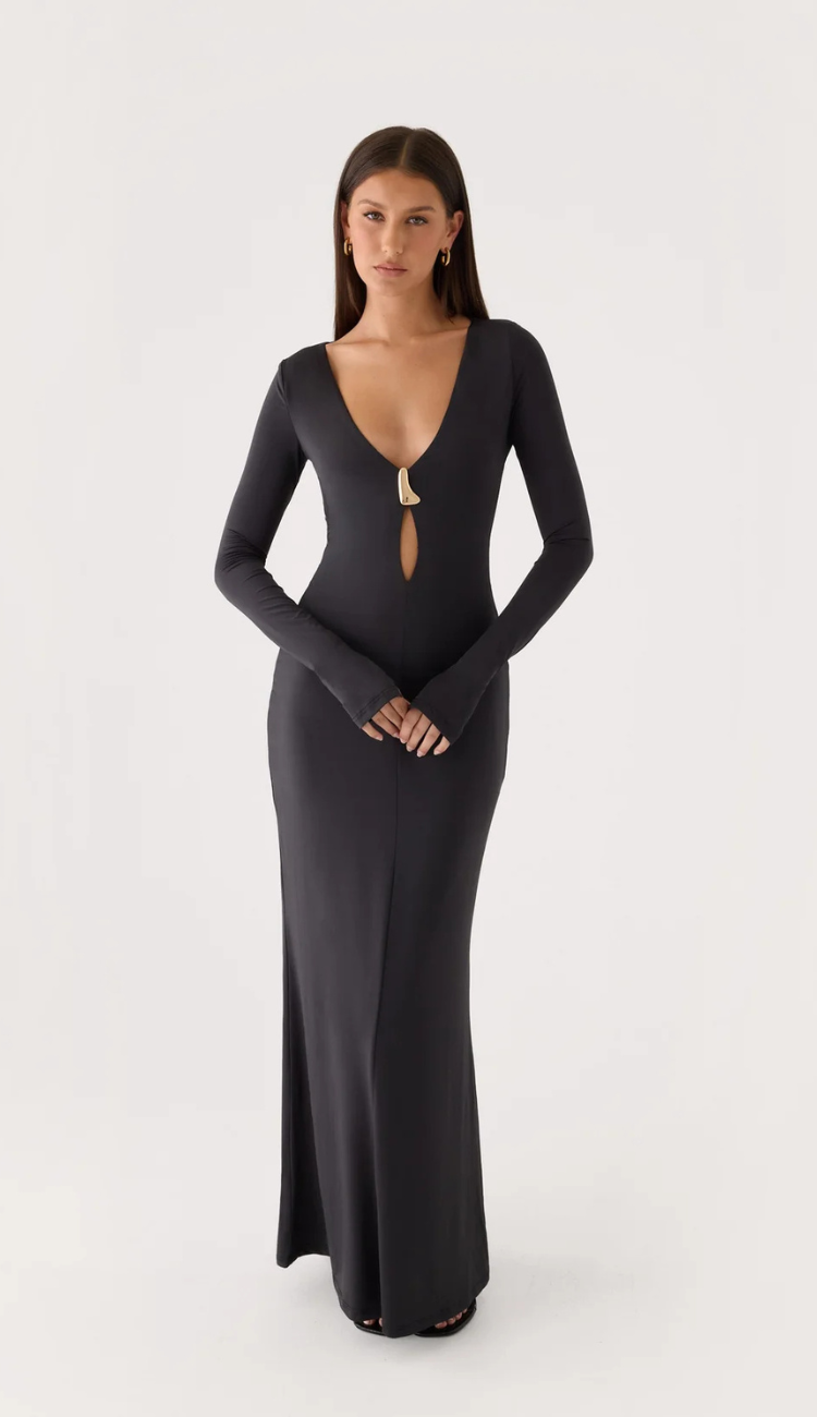 Claire Black Maxi Dress