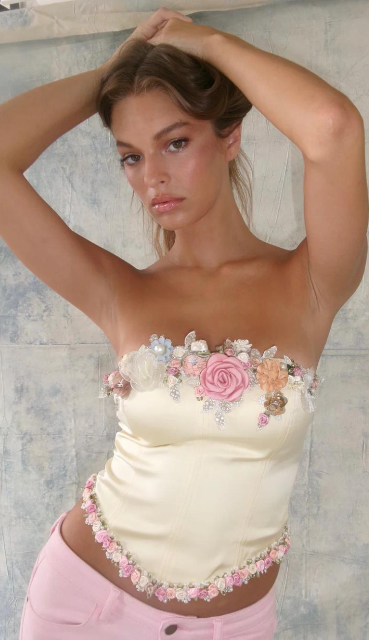 Myla Floral Bustier Top