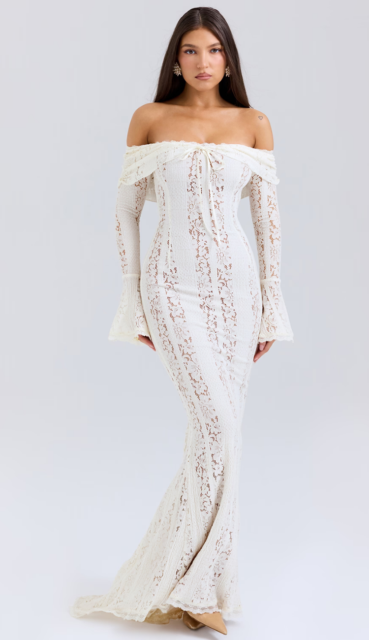 Issey White Maxi Dress