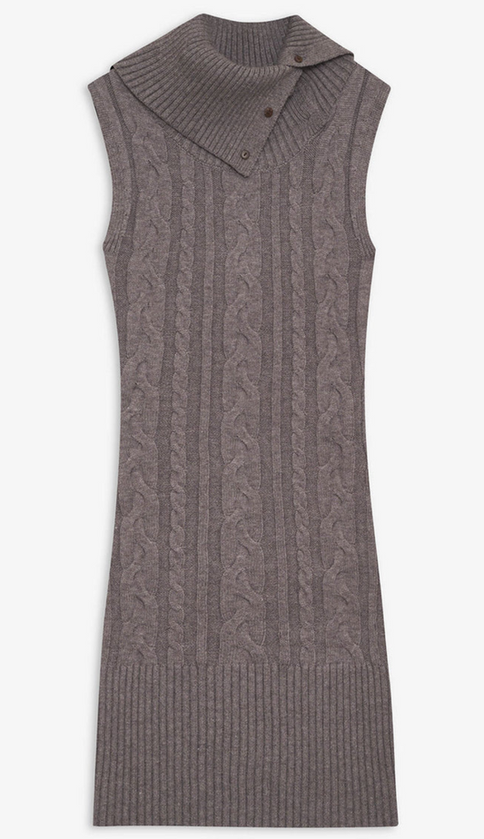 Helga Knit Grey Dress