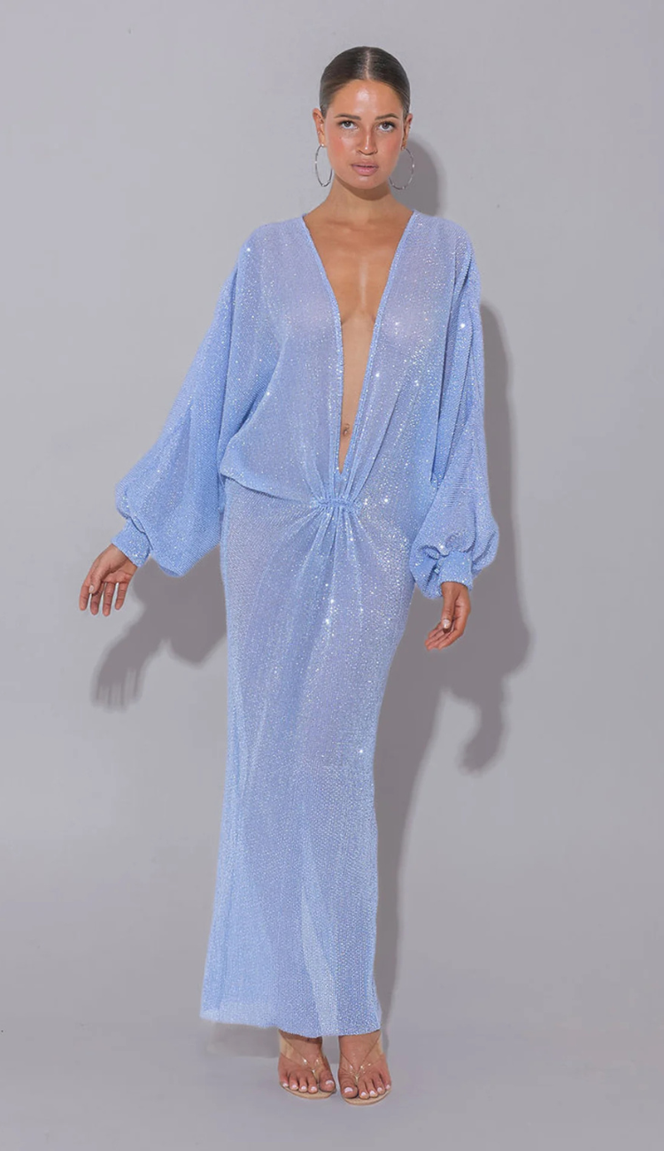 Brielle Saphire Kaftan Gown