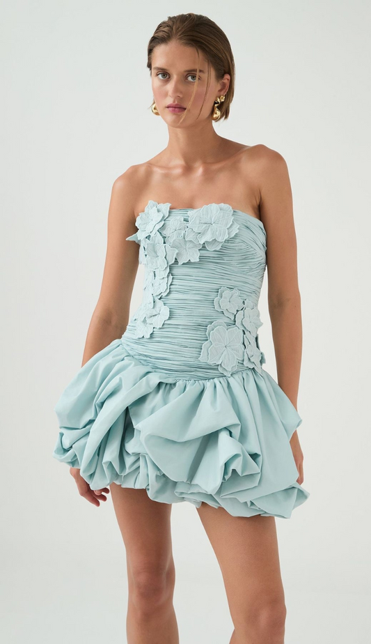 Sereya Sky Blue Mini Dress