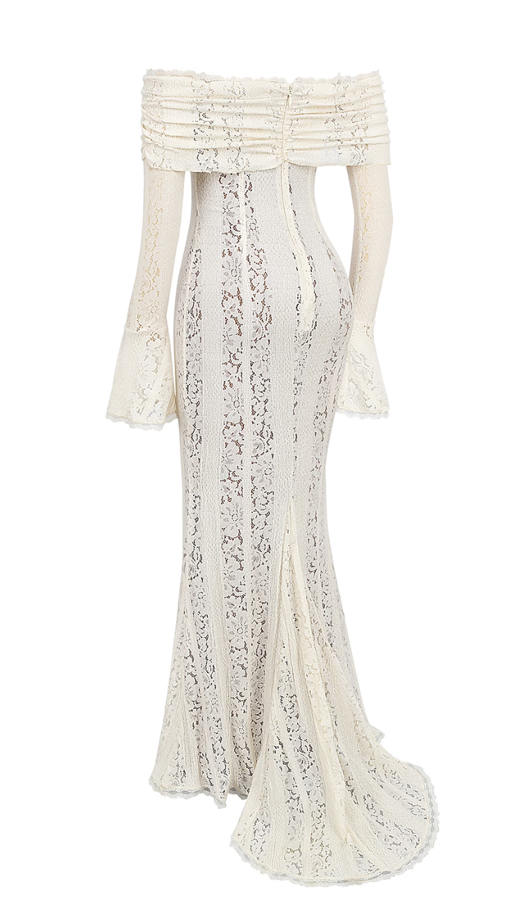 Issey White Maxi Dress