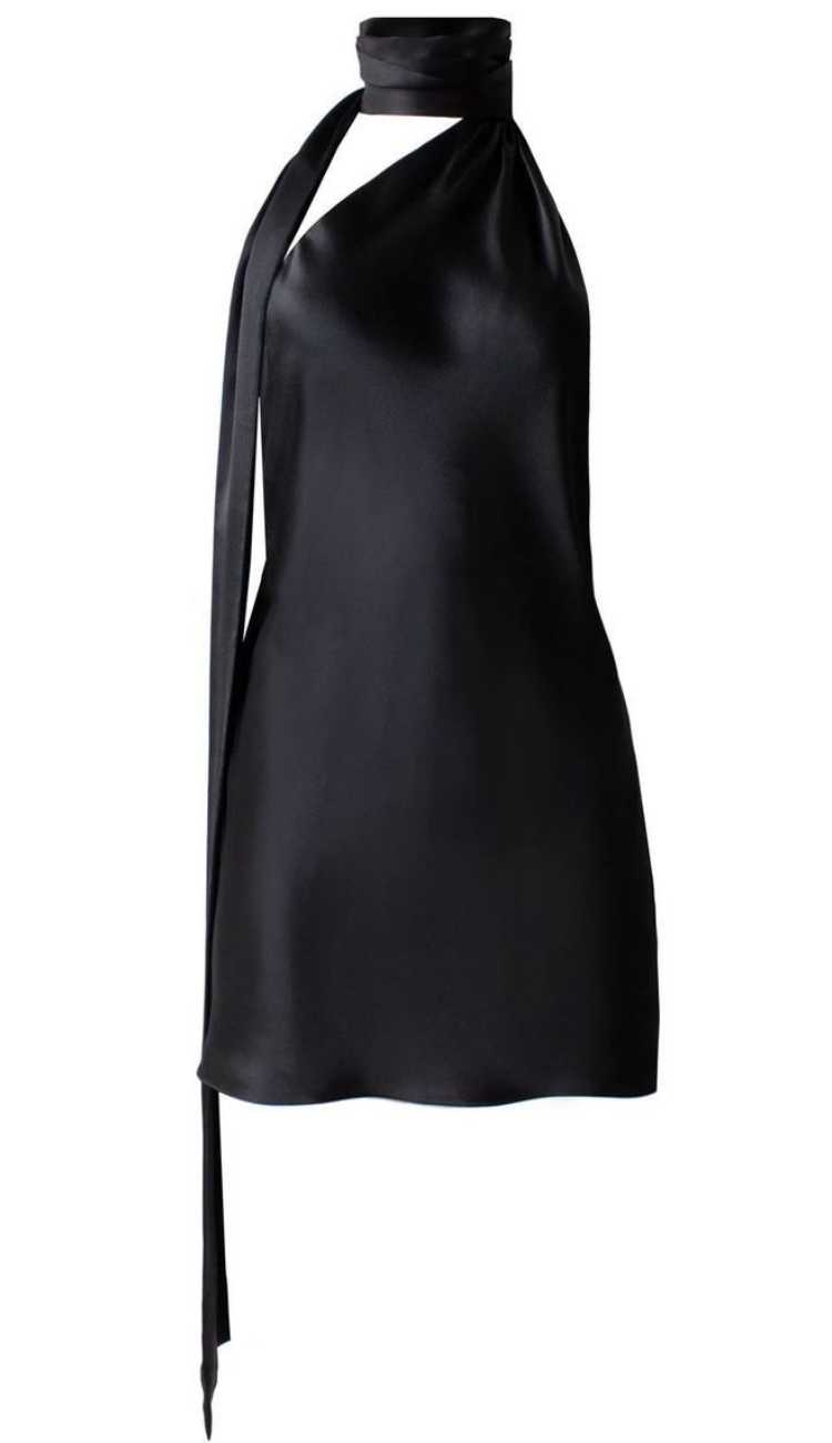 Sienna Black Mini Dress