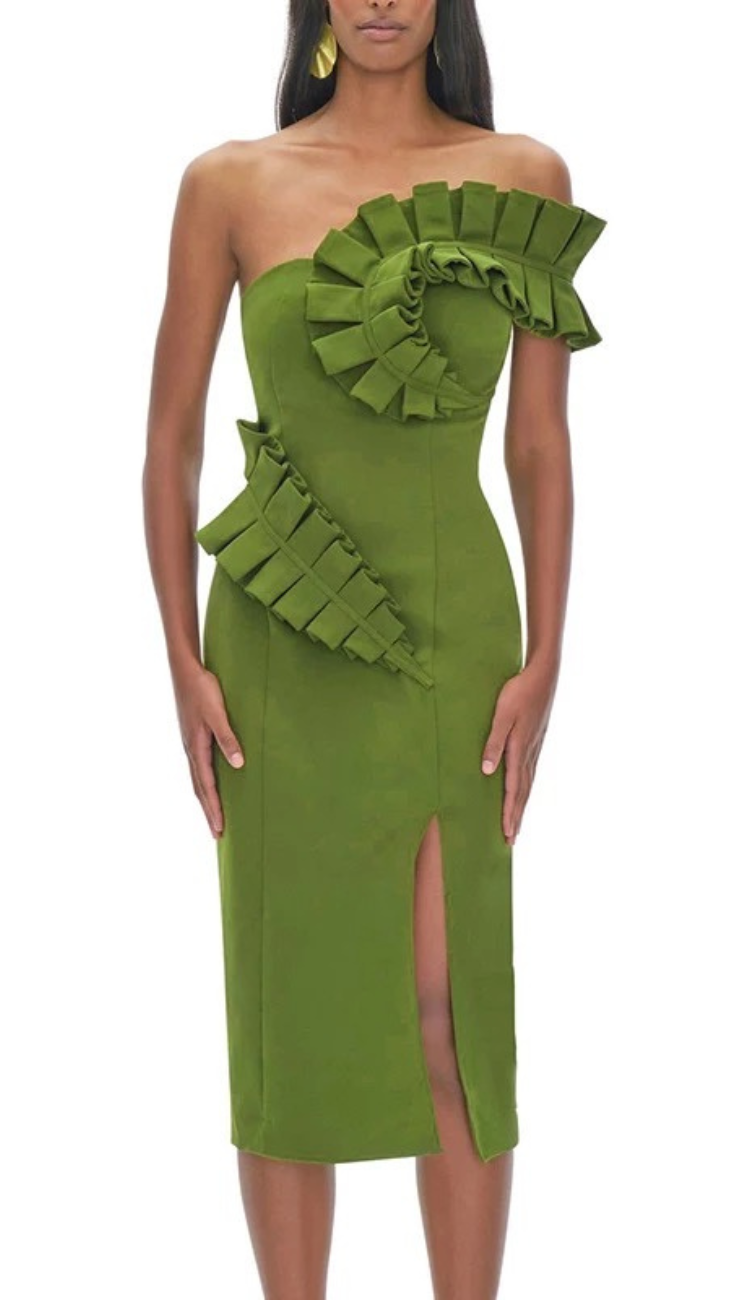 Selvatica Midi Dress in Green