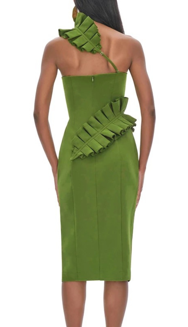 Selvatica Midi Dress in Green