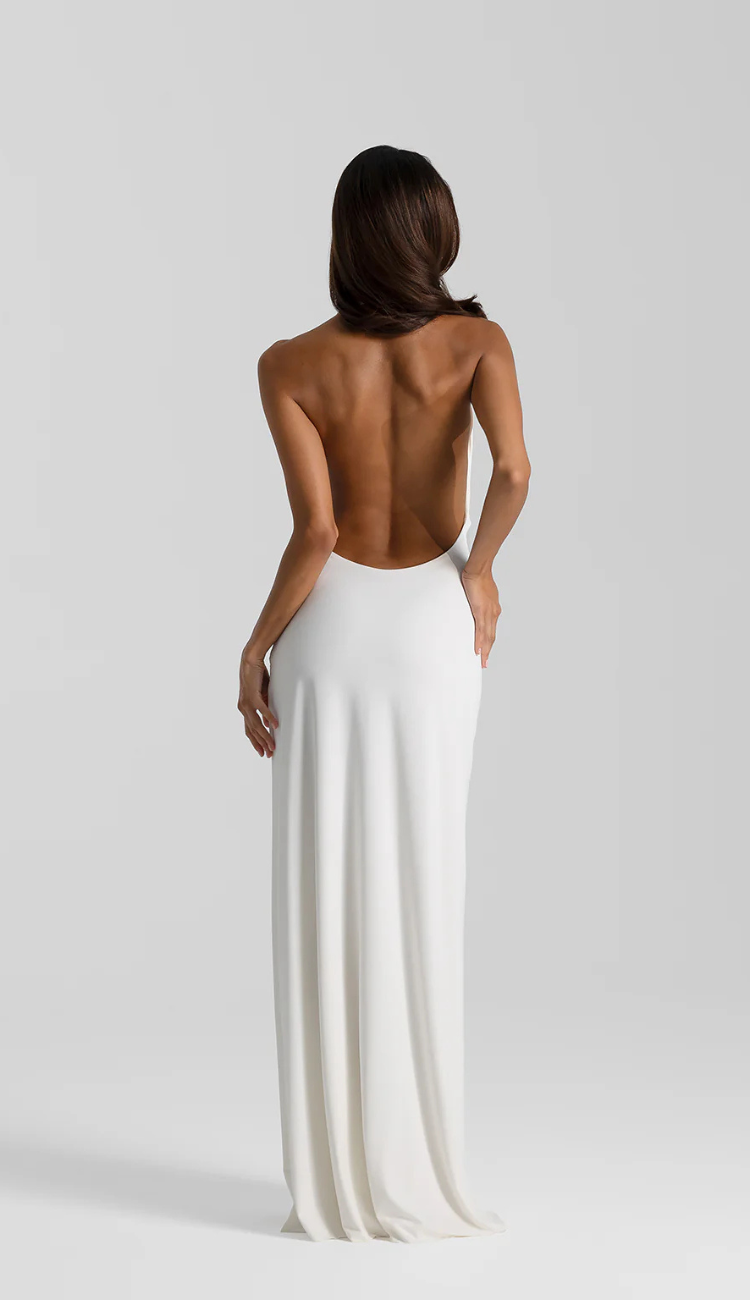 Petra White Maxi Dress