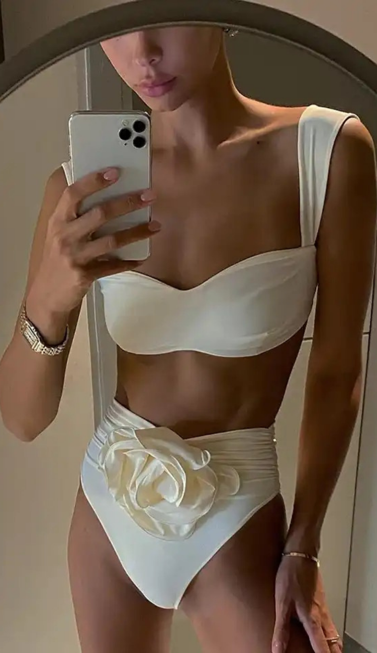 Rozalia White Bikini