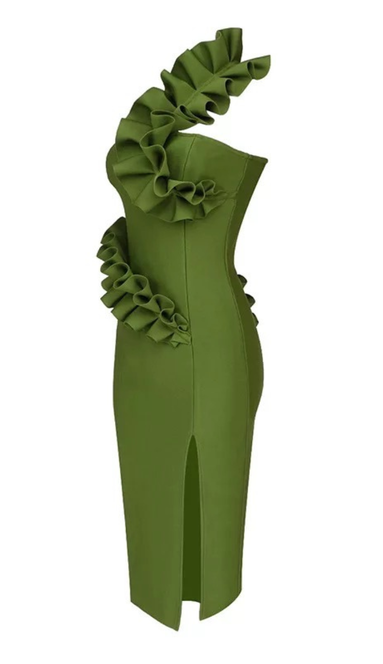 Selvatica Midi Dress in Green