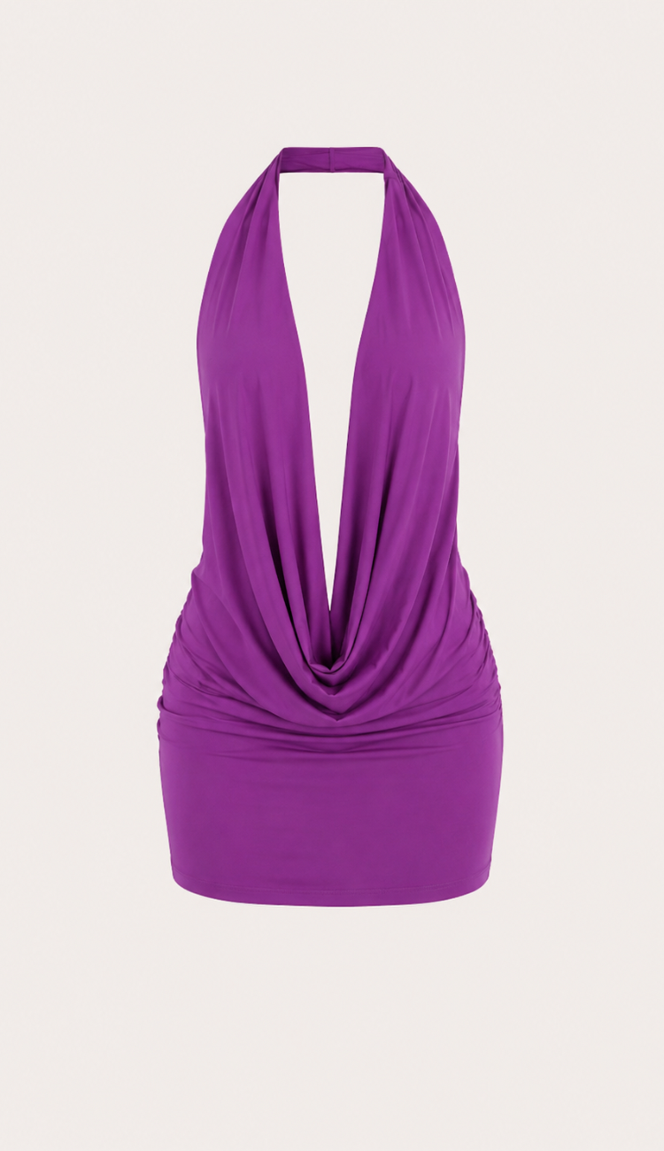 Ariella Violet Mini Dress