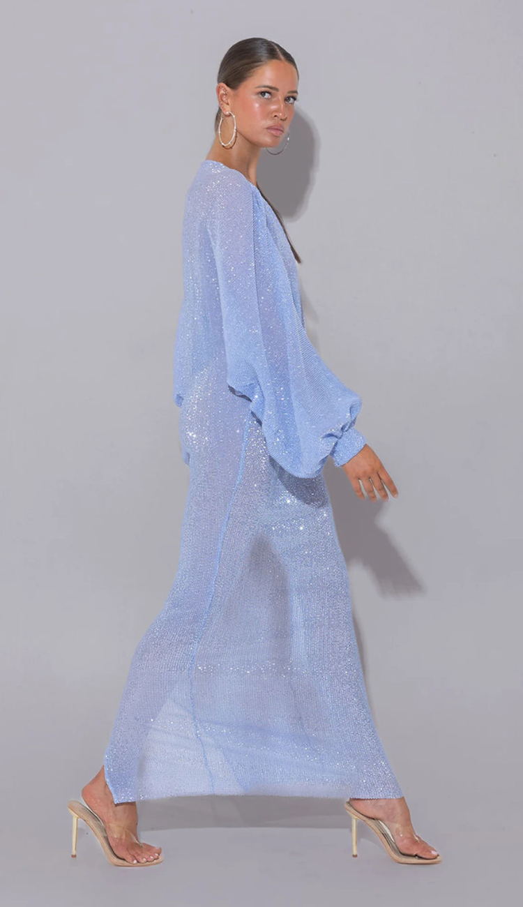 Brielle Saphire Kaftan Gown