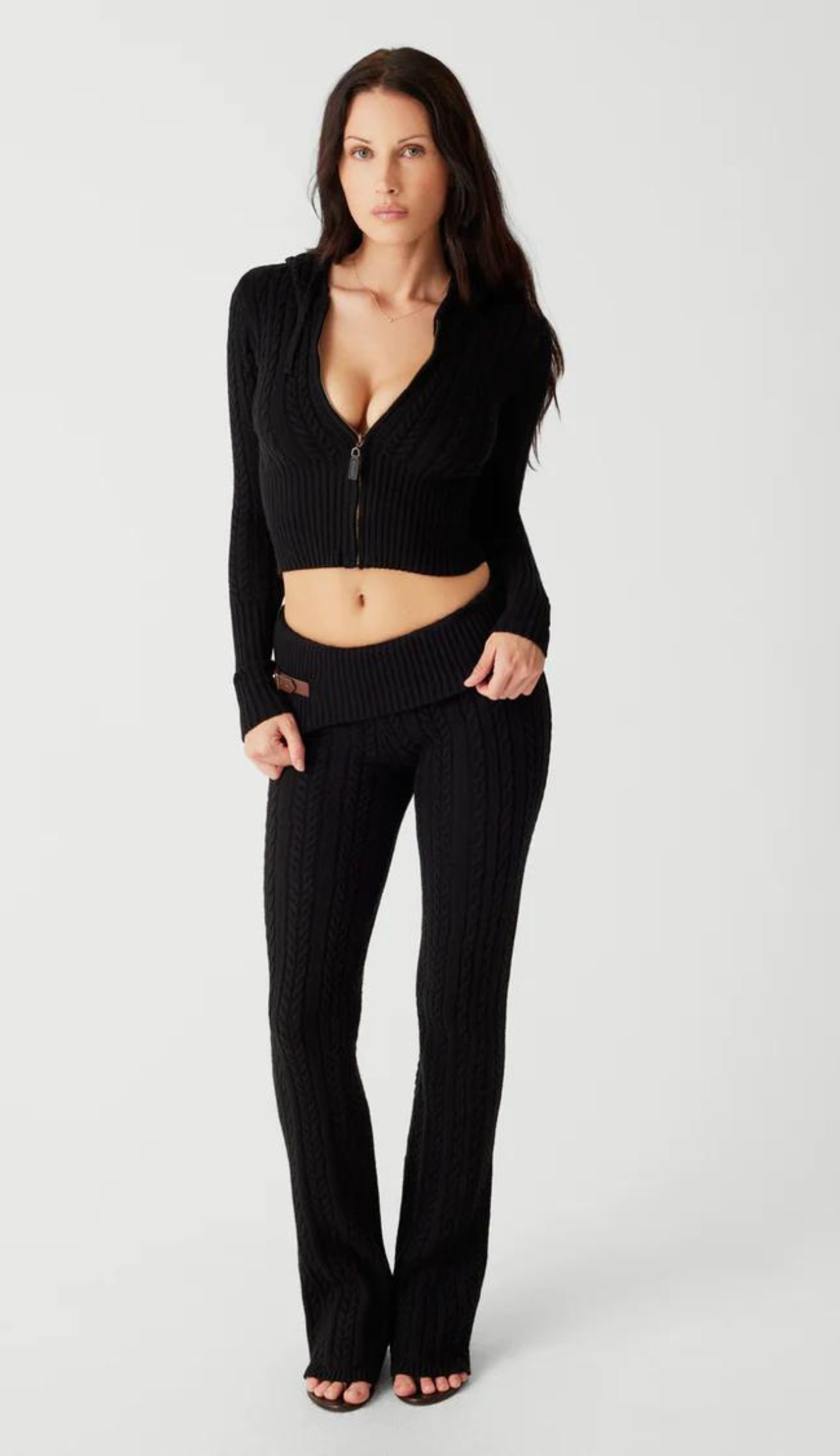 Anneli Black Knit Sweater & Pants