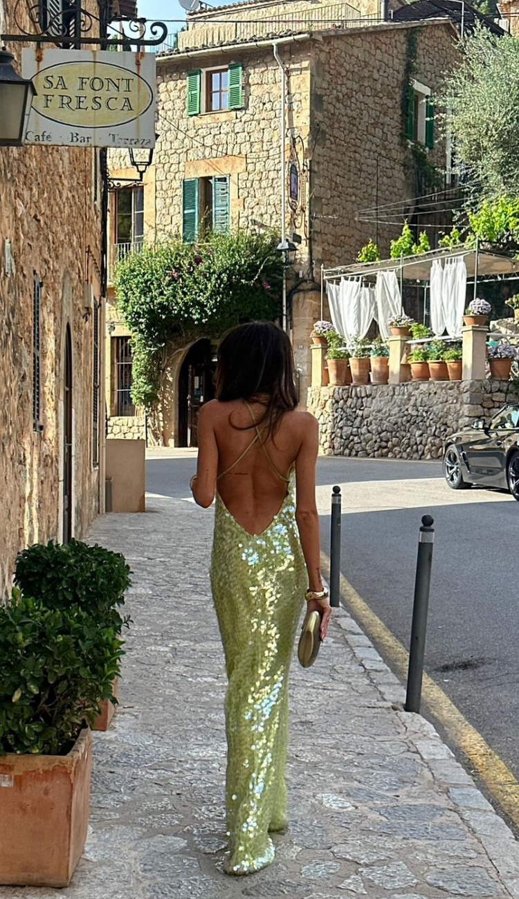 Riviera Sequin Maxi Dress