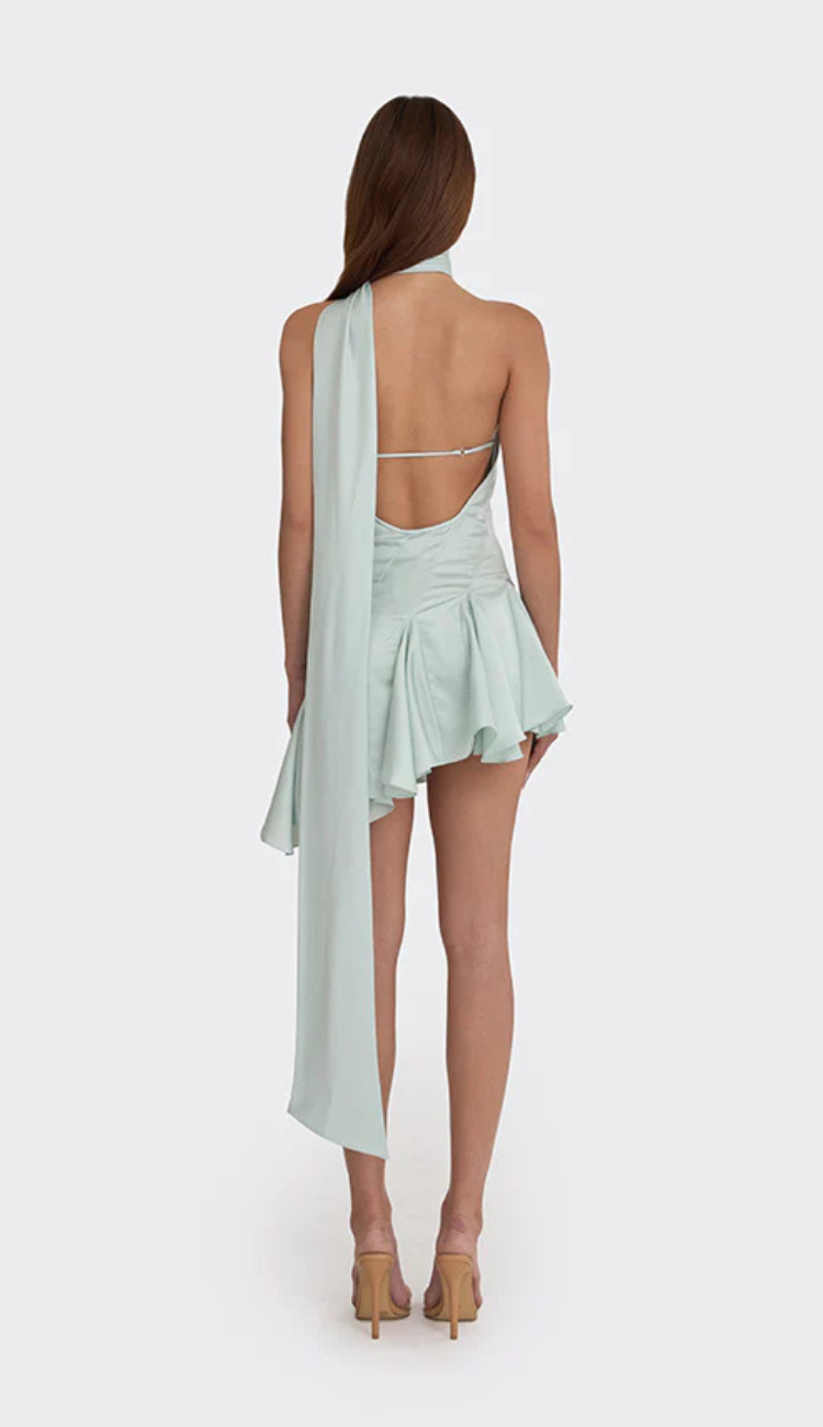 Izara Mint Mini Dress