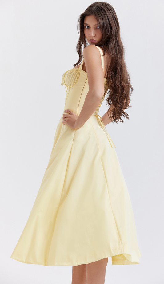 Jasmine Yellow Maxi Dress