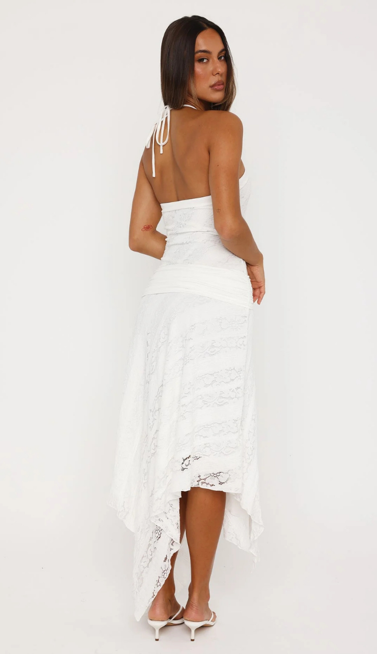 Lysandra White Maxi Dress