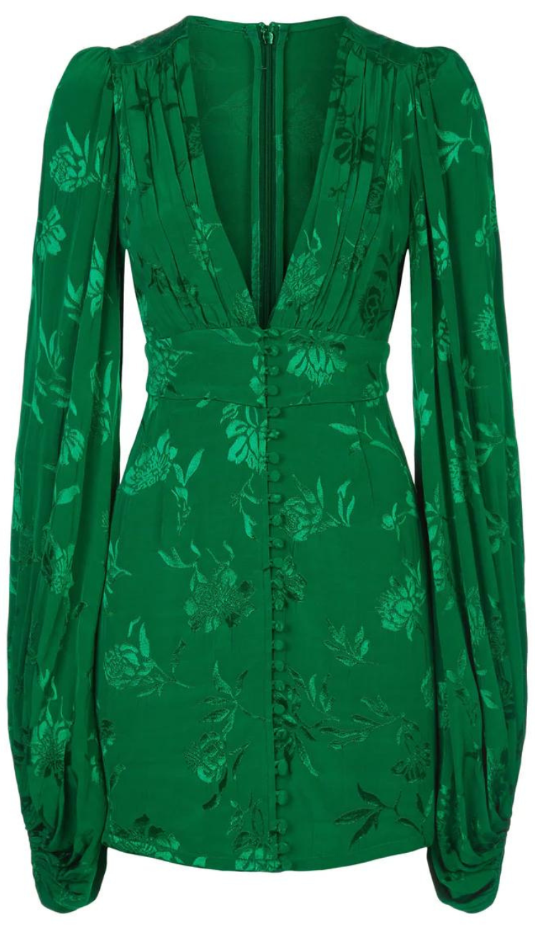 Allegra Green Mini Dress