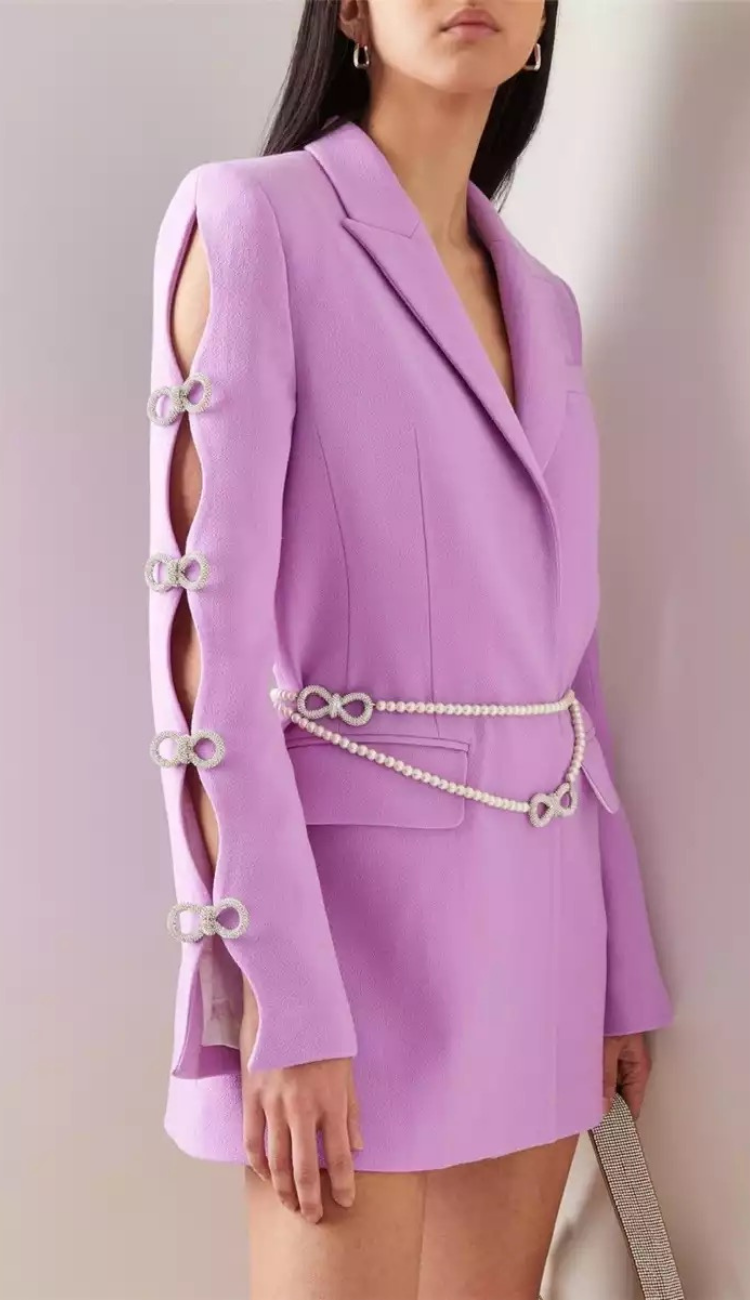 Marella Blazer Dress in Lilac