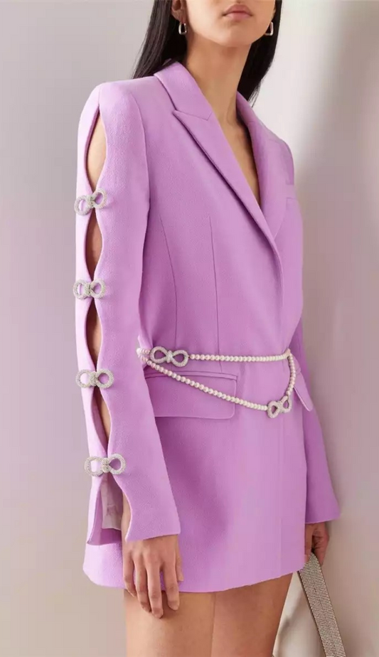 Marella Blazer Dress in Lilac