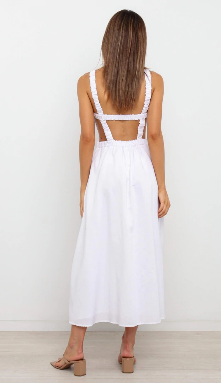 Esther Dress in White