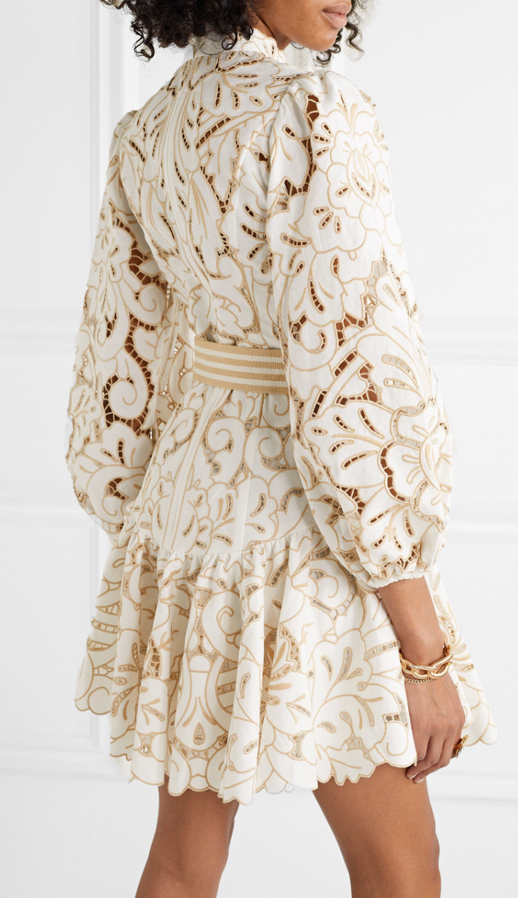 Carine Dress in Beige