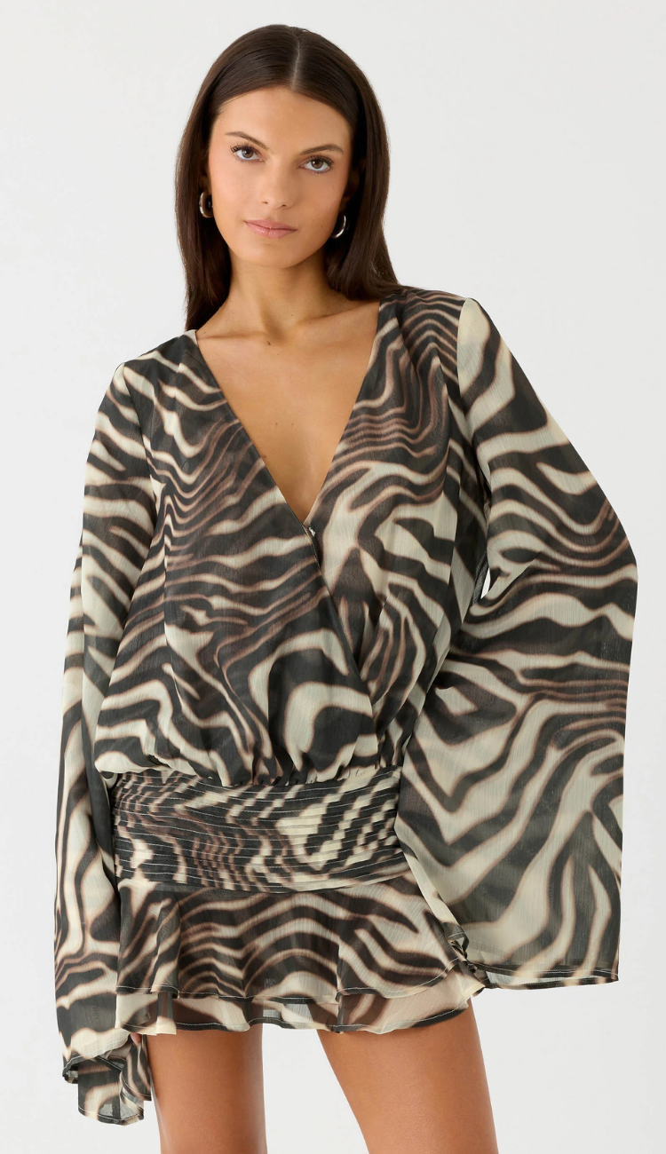 Zulla Zebra Mini Dress