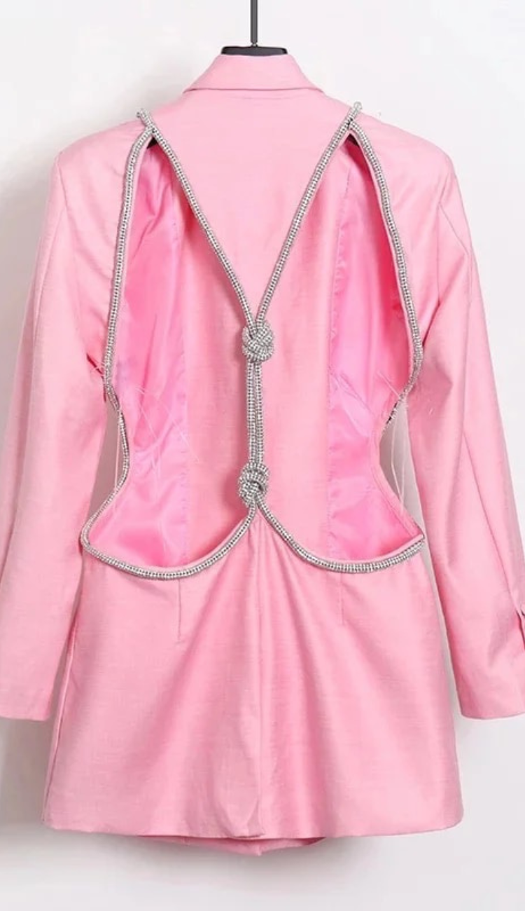 Kendall Pink Blazer Dress